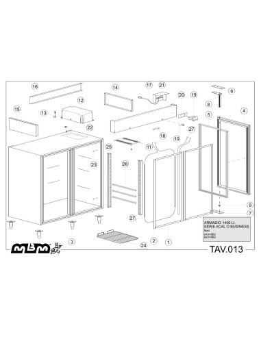 Pièces détachées MBM BX140B2 Annee 2007 