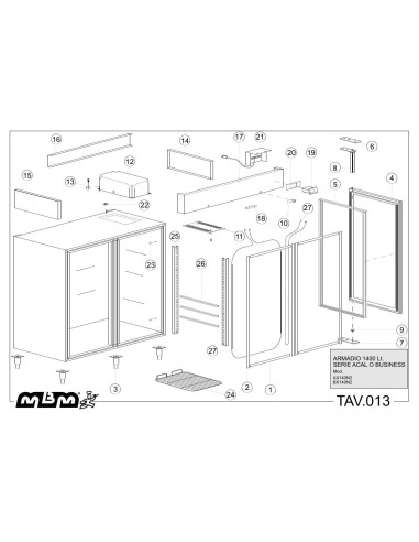 Pièces détachées MBM BX140N2 Annee 2007 