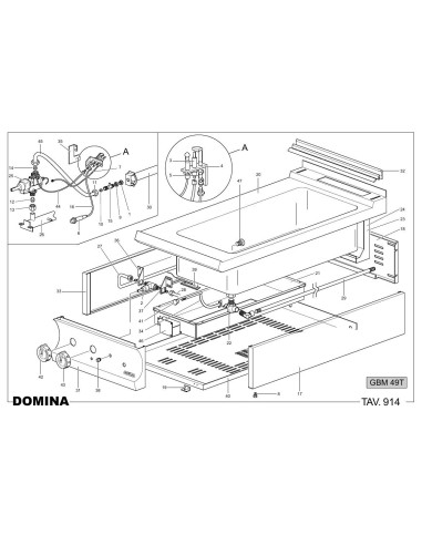 Pièces détachées MBM GBM49T Annee 0 