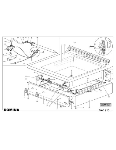 Pièces détachées MBM GBM99T Annee 0 