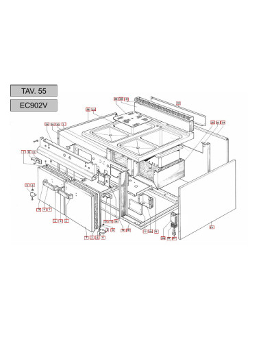 Pièces détachées MBM EC902V Annee 2004 