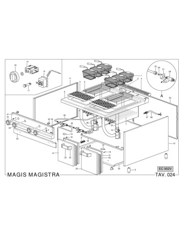 Pièces détachées MBM EC902V Annee 2008 