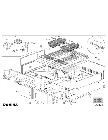 Pièces détachées MBM EC992V Annee 2007 