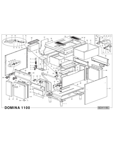 Pièces détachées MBM GC411-SC Annee 0 