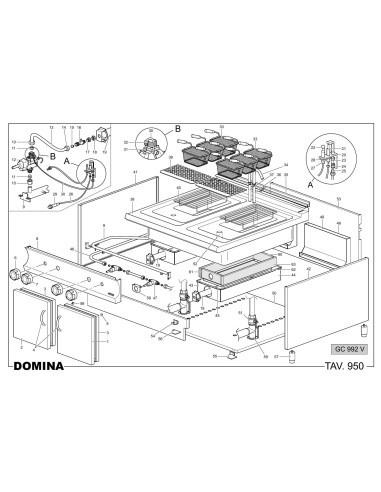 Pièces détachées MBM GC992V Annee 0 