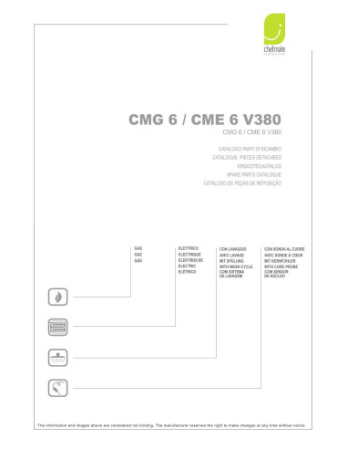 Pièces détachées MBM CME6 Annee 2015 V380 