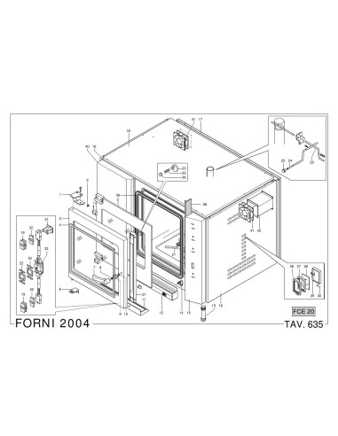 Pièces détachées MBM FCE20 Annee 2004 