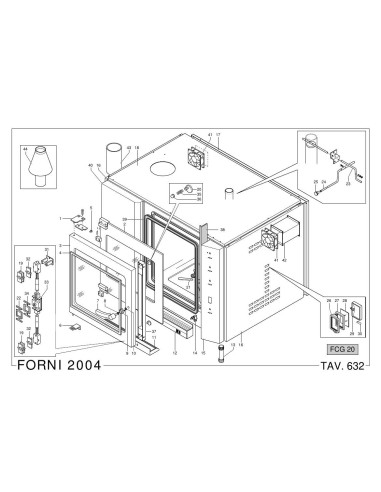 Pièces détachées MBM FCG20 Annee 2004 