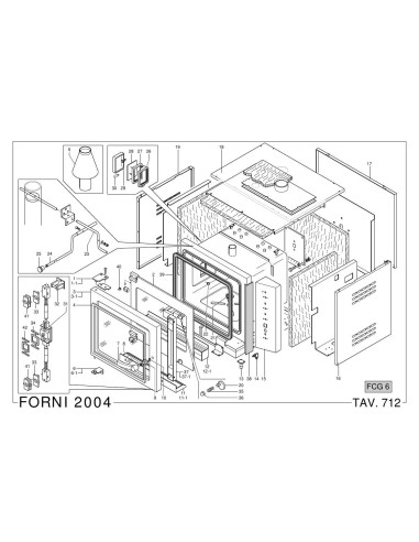 Pièces détachées MBM FCG6 Annee 2004 