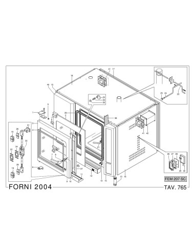 Pièces détachées MBM FEM207SC Annee 2004 