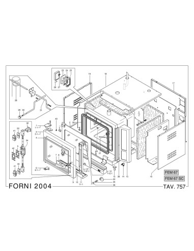 Pièces détachées MBM FEM67 Annee 2004 