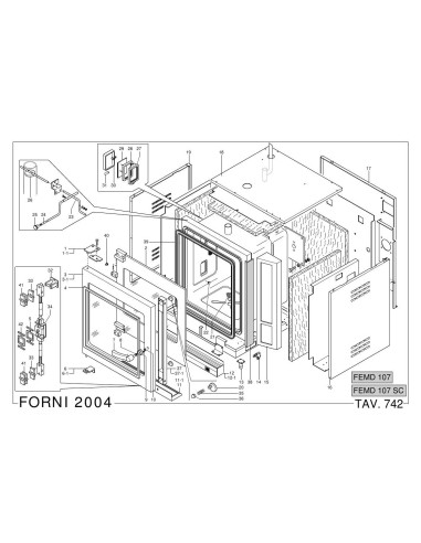 Pièces détachées MBM FEMD107 Annee 2004 