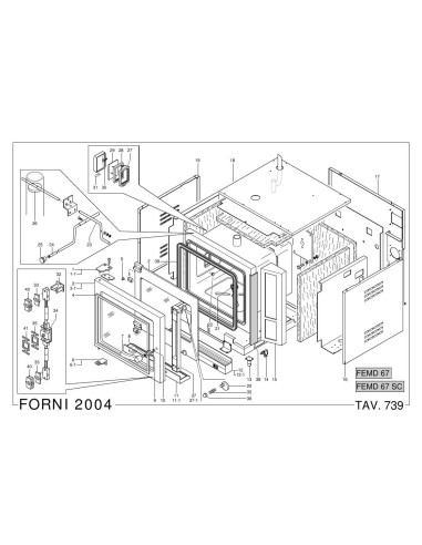 Pièces détachées MBM FEMD67 Annee 2004 