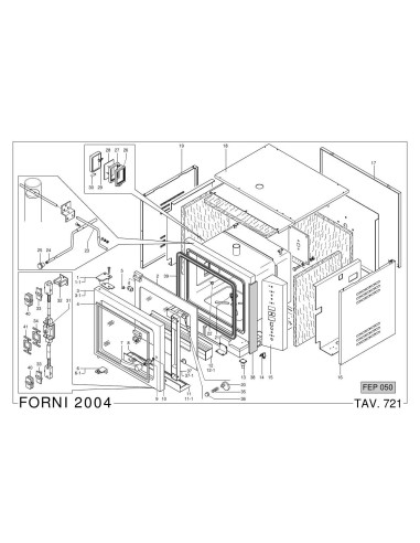 Pièces détachées MBM FEP050 Annee 2004 