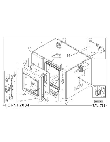 Pièces détachées MBM FEP160 Annee 2004 