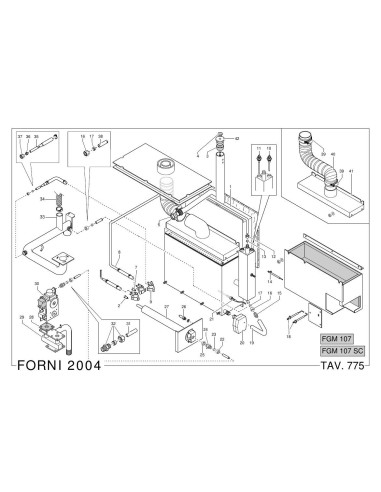 Pièces détachées MBM FGM107 Annee 2004 