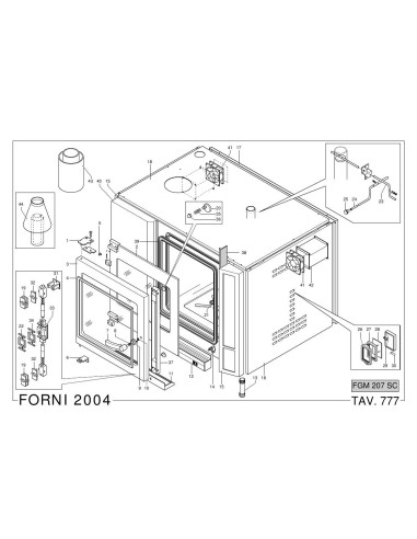 Pièces détachées MBM FGM207SC Annee 2004 