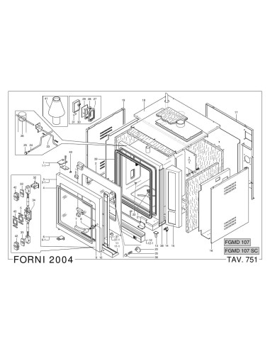 Pièces détachées MBM FGMD107 Annee 2004 