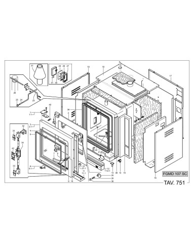 Pièces détachées MBM FGMD107SC Annee 2002 