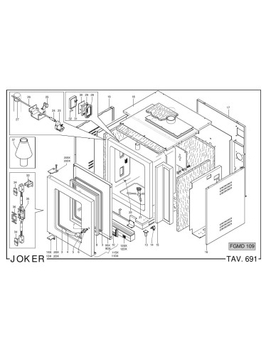 Pièces détachées MBM FGMD109 Annee 2000 