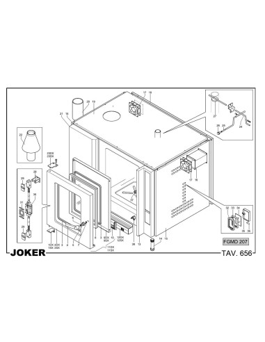 Pièces détachées MBM FGMD207 Annee 2000 