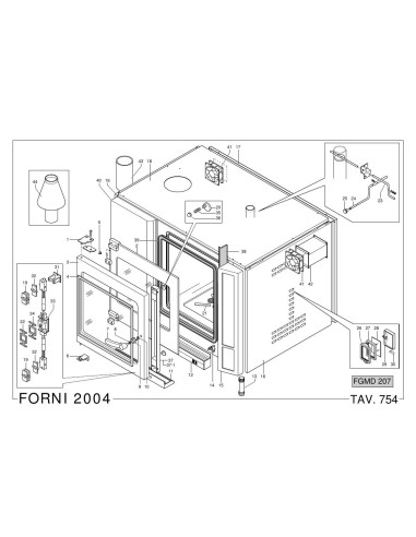 Pièces détachées MBM FGMD207 Annee 2004 