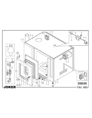 Pièces détachées MBM FGMD209 Annee 2000 