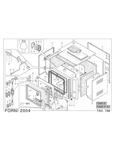 Pièces détachées MBM FGMD67 Annee 2004 