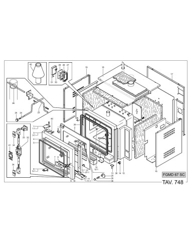 Pièces détachées MBM FGMD67SC Annee 2002 