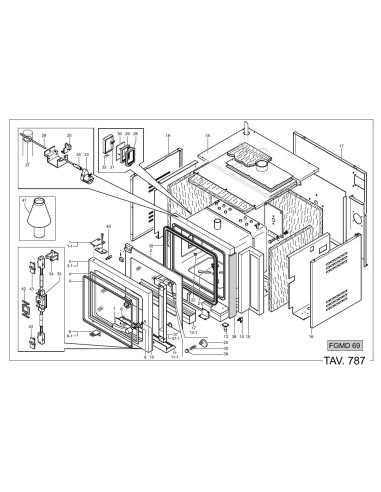 Pièces détachées MBM FGMD69 Annee 2002 