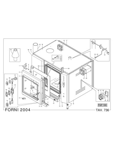 Pièces détachées MBM FGP160 Annee 2004 