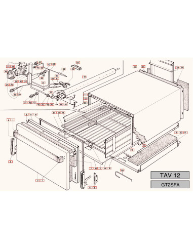 Pièces détachées MBM GT2SFA Annee 2004 