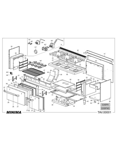 Pièces détachées MBM G3SF6 Annee 2009 