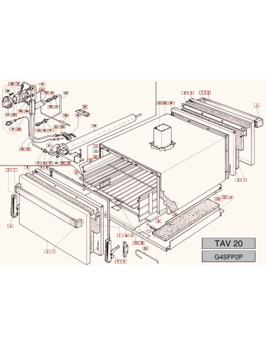 Pièces détachées MBM G4SFP2P Annee 2004 