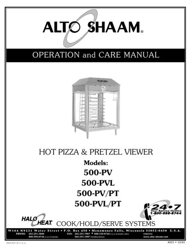 Pièces détachées ALTO-SHAAM 500-PVL - ALTO-SHAAM 500-PVL - Alto-Shaam