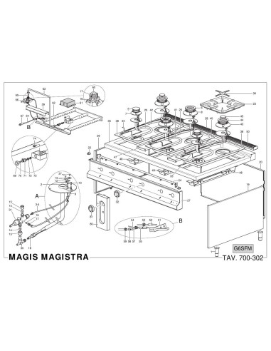 Pièces détachées MBM G6SFM Annee 0 