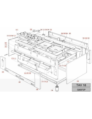 Pièces détachées MBM G8SF2P Annee 2004 