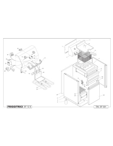 Pièces détachées MBM EF12S Annee 2011 