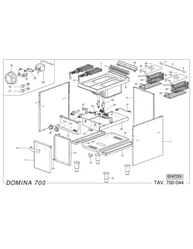 Pièces détachées MBM EF4772V Annee 2011 