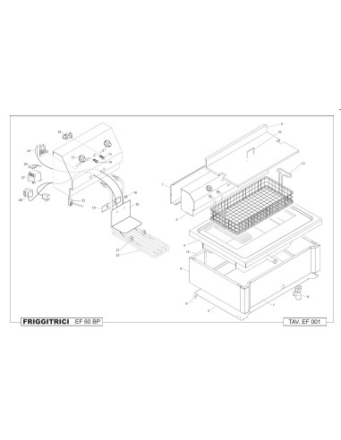 Pièces détachées MBM EF60BP Annee 2011 