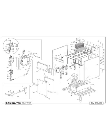 Pièces détachées MBM GF4772VB Annee 2012 