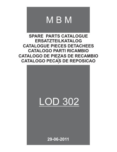 Pièces détachées MBM LOD302 Annee 06-2011 