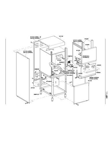 Pièces détachées MBM LP80 Annee 2005 