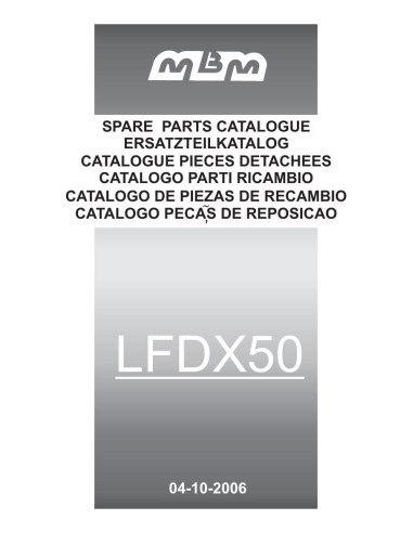 Pièces détachées MBM LFDX50 Annee 02-2006 