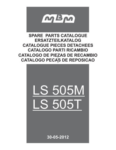 Pièces détachées MBM LS505M Annee 05-2012 