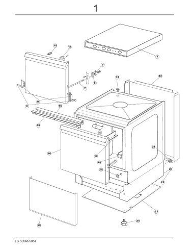 Pièces détachées MBM LS505PT Annee 0 