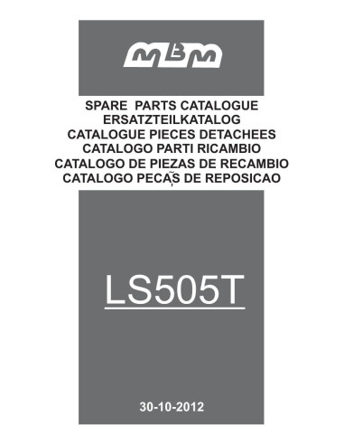 Pièces détachées MBM LS505T Annee 10-2012 