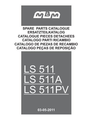 Pièces détachées MBM LS511 Annee 2011 