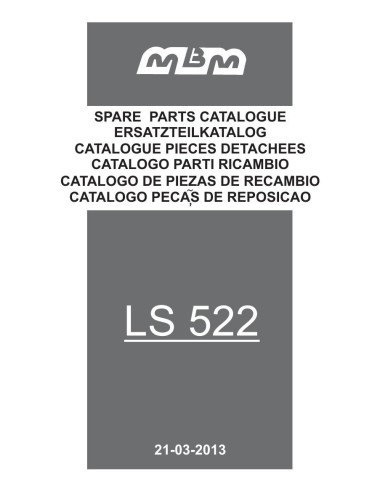 Pièces détachées MBM LS522 Annee 03-2013 