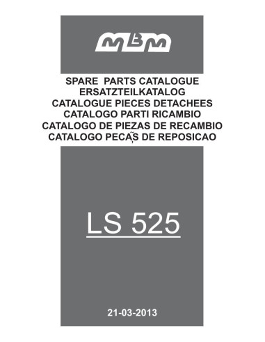 Pièces détachées MBM LS525 Annee 03-2013 